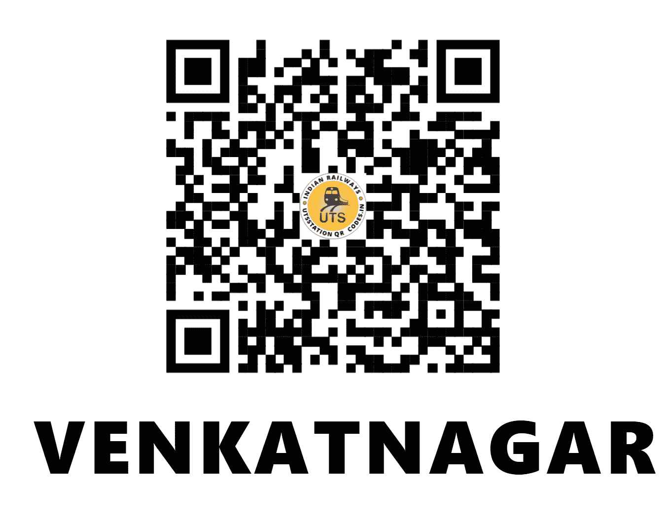 UTS QR Code for VENKATNAGAR - VKR (SB - MADHYA PRADESH)